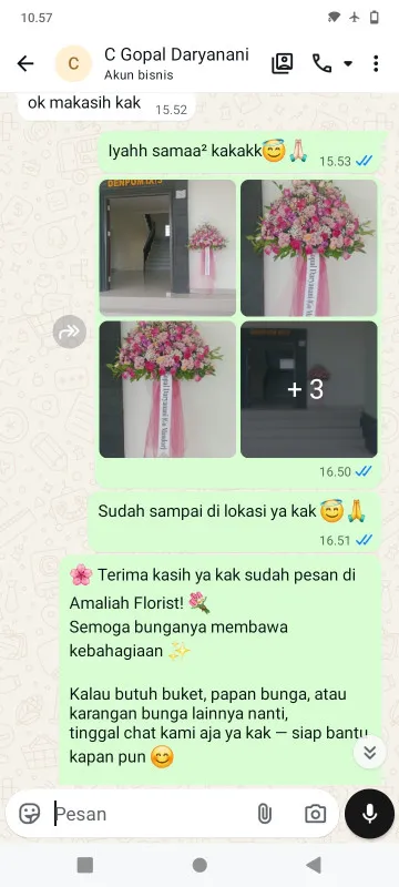 Pengiriman Karangan Bunga Margasari